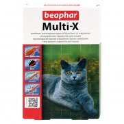 Беафар (Beaphar) Ошейник Multi-X для кошек от наружных и внутренних паразитов 30см
