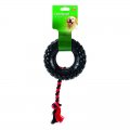 Beeztees (I.P.T.S.) Игрушка для собак "Покрышка на веревке", черная, TPR 15см