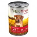 БиоМеню (BioMenu) консервы для щенков Говядина 100г