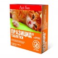 Апи-Сан (Api-San) Празицид антигельминтик для кошек от глистов 6таб