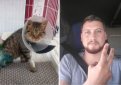 Дальнобойщик 17 часов вёз в клинику раненого котёнка Дальнобойщик 17 часов вёз в клинику раненого котёнка