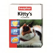 Беафар (Beaphar) Kitty's Cheese Витамины для кошек с сыром 75таб