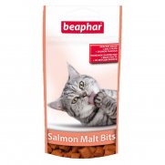 Беафар (Beaphar) Malt-Bits Подушечки с мальт-пастой для вывода шерсти из желудка с Лососем 35г