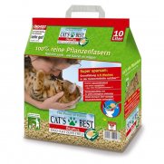 Кэтс Бэст (Cat's Best) Eko Plus Наполнитель древесный комкующийся 10л (4,3кг)