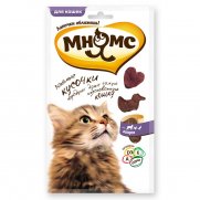 Мнямс Лакомые кусочки для кошек Мясное ассорти Курица, Ягненок, Утка 35г Мнямс Лакомые кусочки для кошек Мясное ассорти Курица, Ягненок, Утка 35г