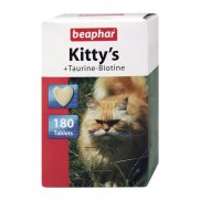 Беафар (Beaphar) Kitty's Taurin + Biotin Витамины для кошек Сердечки Таурин+Биотин 180таб Беафар (Beaphar) Kitty's Taurin + Biotin Витамины для кошек Сердечки Таурин+Биотин 180таб