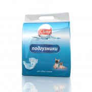 Cliny (Экопром) К204 Подгузники для собак и кошек L 8-16кг 8шт