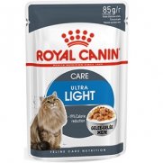 Роял Канин (Royal Canin) Ultra Light пауч для кошек, склонных к полноте кусочки в желе Мясо 85г