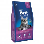 Брит (Brit) сух.для кошек склонных к излишнему весу Курица и печень 8кг