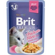 Брит (Brit) пауч для кошек Куриное филе в желе 85г