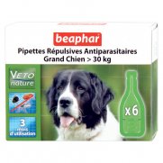 Беафар (Beaphar) БиоКапли для собак крупных пород > 30кг от блох и клещей 6пипеток