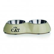 Beeztees (I.P.T.S.) Best Cat Миска для кошек двойная бежевая, 160мл, 26,5*15см