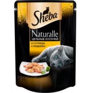 Шеба (Sheba) Naturalle пауч для кошек Курица/Индейка 80г