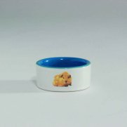 Beeztees (I.P.T.S.) Миска керамическая с изображением хомяка, голубая, 120мл, 7,5см