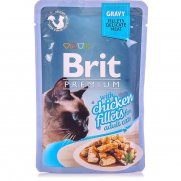 Брит (Brit) пауч для кошек Куриное филе в соусе 85г