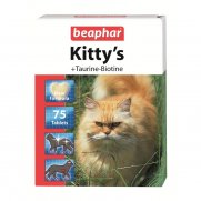Беафар (Beaphar) Kitty's Taurin + Biotin Витамины для кошек Сердечки Таурин+Биотин 75таб Беафар (Beaphar) Kitty's Taurin + Biotin Витамины для кошек Сердечки Таурин+Биотин 75таб