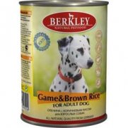 Беркли (Berkley) кон.для собак Оленина с коричневым рисом 400г