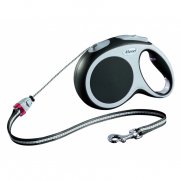 Флекси (Flexi) Рулетка VARIO M 8м до 20кг (трос) антрацит Флекси (Flexi) Рулетка VARIO M 8м до 20кг (трос) антрацит