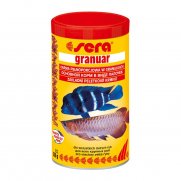Сера (Sera) Granuar Корм для крупных цихлид и другой крупной рыбы (астронотусы, арованы и т.п.), палочки 1000мл