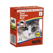 Бозита (Bozita) для кошек кусочки в соусе Говядина 370г