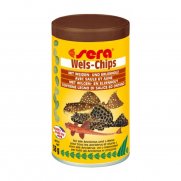 Сера (Sera) Wels-Chips Корм для лорикариевых сомов, чипсы 100мл