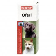 Беафар (Beaphar) Oftal Лосьон для чистки глаз и удаления слезных пятен у кошек и собак 50мл