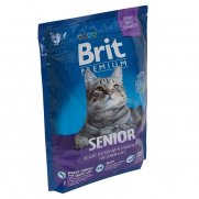 Брит (Brit) сух.для пожилых кошек Курица и печень 800г
