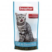 Беафар (Beaphar) Cat-A-Dent Bits Подушечки для чистки зубов у кошек 35г (75шт)