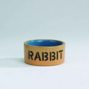 Beeztees (I.P.T.S.) Миска керамическая для кролика, бежево-голубая, 11,5см
