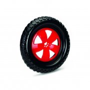 Beeztees (I.P.T.S.) Игрушка для собак "Фрисби-колесо", черно-красное, TPR 24см