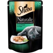 Шеба (Sheba) Naturalle пауч для кошек Курица/Утка 80г