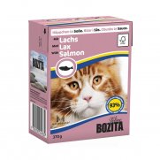 Бозита (Bozita) для кошек кусочки в соусе Лосось 370г