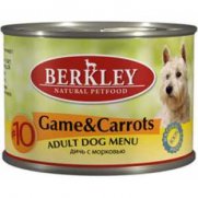 Беркли (Berkley) кон.для собак №10 Оленина с морковью 200г Беркли (Berkley) кон.для собак №10 Оленина с морковью 200г