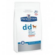 Хиллс (Hill's) D/D Диета для собак Лосось/Рис лечение пищевых аллергий 2кг