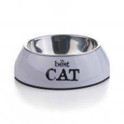 Beeztees (I.P.T.S.) Best Cat Миска для кошек бордовая, 160мл, 14,5*4,5см
