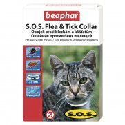 Беафар (Beaphar) Ошейник S.O.S. для кошек от блох и клещей 35см
