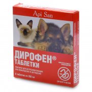 Апи-Сан (Api-San) Дирофен антигельминтик для котят и щенков от глистов 6таб