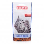Беафар (Beaphar) Malt-Bits Подушечки с мальт-пастой для вывода шерсти из желудка 35г