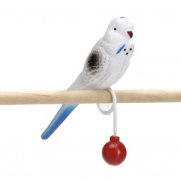Beeztees (I.P.T.S.) Игрушка для птиц "Попугай пластиковый на кольце" 15см