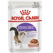 Роял Канин (Royal Canin) Sterilised пауч для стерилизованных кошек кусочки в соусе Мясо 85г