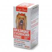 Апи-Сан (Api-San) Празицид-суспензия плюс антигельминтик для собак от глистов 10мл Апи-Сан (Api-San) Празицид-суспензия плюс антигельминтик для собак от глистов 10мл