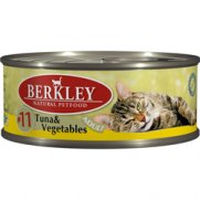 Беркли (Berkley) кон.для кошек №11 Тунец с овощами 100г Беркли (Berkley) кон.для кошек №11 Тунец с овощами 100г