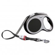 Флекси (Flexi) Рулетка VARIO L 5м до 60кг (ремень) антрацит Флекси (Flexi) Рулетка VARIO L 5м до 60кг (ремень) антрацит