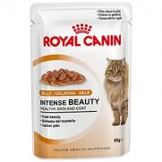 Роял Канин (Royal Canin) Intense Beauty пауч для кошек забота о здоровье кожи и шерсти кусочки в желе Мясо/Рыба 85г