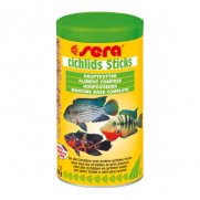 Сера (Sera) Cichlids Sticks Корм для цихлид и других крупных рыб, палочки 1000мл
