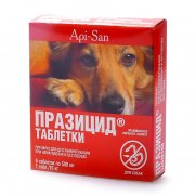 Апи-Сан (Api-San) Празицид антигельминтик для собак от глистов 6таб