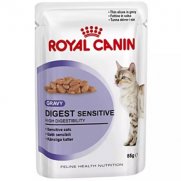 Роял Канин (Royal Canin) Digest Sensitive пауч для кошек с чувствительным пищеварением кусочки в соусе Мясо 85г