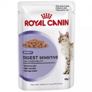 Роял Канин (Royal Canin) Digest Sensitive пауч для кошек с чувствительным пищеварением кусочки в соусе Мясо 85г Роял Канин (Royal Canin) Digest Sensitive пауч для кошек с чувствительным пищеварением кусочки в соусе Мясо 85г