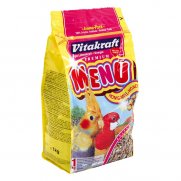 Витакрафт (Vitakraft) MENU VITAL Корм основной для больших и средних попугаев 1кг Витакрафт (Vitakraft) MENU VITAL Корм основной для больших и средних попугаев 1кг