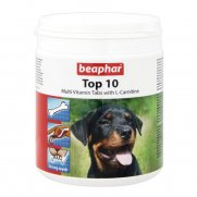 Беафар (Beaphar) Top 10 Витамины для собак с L-карнитином 180таб
